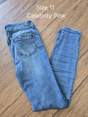 Celebrity Pink Women’s Skinny Jeans - Blue, Size 11